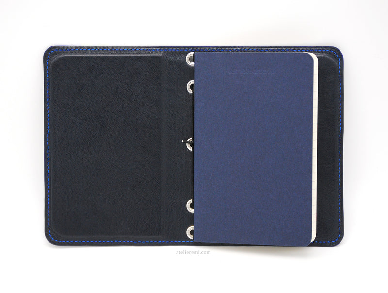 No. S02G | Refillable Moleskine Pocket Journal (Goatskin Lined Interior)