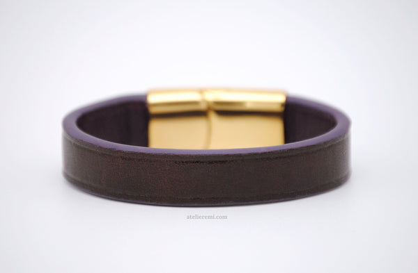 No. B03C | Minimalist Bracelet (Cowhide Lined Interior)